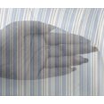 thumbnail image 3 of oneOone Viscose Chiffon Fabric Multicolor Stripe Print Fabric BTY 42 Inch Wide, 3 of 3