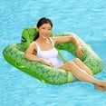 thumbnail image 2 of Aqua Leisure Zero Gravity Inflatable Swimming Pool Lounge Float, Green, 2 of 6
