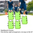 thumbnail image 4 of Kids Training Tank Sleeveless Practice Pinnies Sunshade with Shirts, 5PCS, Football Training, 4 of 7