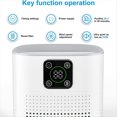 thumbnail image 2 of Air Purifiers for Bedroom, Air Purifiers with 360°Air Intake, 3 Fan Speeds, 3-Stage Filtration,1 * Air Purifiers,White, 2 of 9