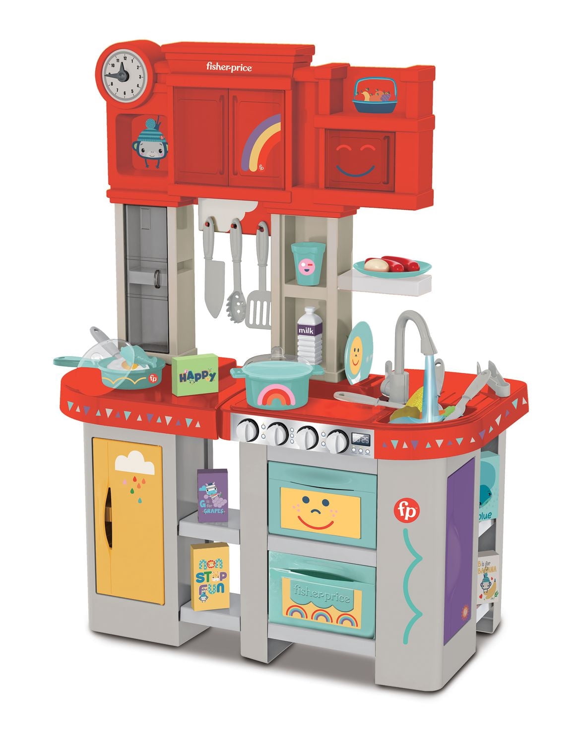 Fisher Price Large Kitchen with 32 Accessories by Toy Shock