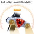 thumbnail image 4 of Chmadoxn Bike Lights For Night Riding 9+2 LEDs 6 Modes USB Charging MTB Headlight Most Powerful Biking Bicycle Light Bicycle tail light, 4 of 8