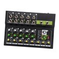 thumbnail image 1 of Mixeur Audio 10 Canaux RCA Contrôleur de Son Portable Console de Mixage pour DJ, 1 of 9
