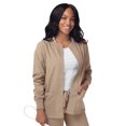 thumbnail image 1 of Sivvan Women's Scrubs Warm-Up Jacket / Front Snaps - Round Neck, 1 of 7