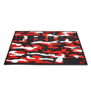 Barber Organized Mat, Camouflage Print Temperature Resistant Barbershop Salon Mat for Clippers
