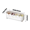 thumbnail image 3 of EGNMCR Kitchen Utensils Set, Condiment Container 4-Compartment Seasoning Jar Storage Container Contains 4 Tablespoons They Are Used To Store Spices Seasonings And Peppe Seasoning boxes, 3 of 6