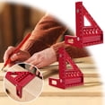 thumbnail image 2 of TIELUTT Règle Triangulaire de Menuiserie en Alliage d'Aluminium avec Mesure d'Angle 3D et Rapporteur de Précision, Convient à la Scie 1-7, Niveleur Intelligent Numérique, Altimètre, Gadgets à Partir de Roulettes, Jauge, Plaques de Rotation, Mesure Sti, 2 of 5