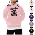 thumbnail image 4 of PMVFHDE Sweatshirts for Girl Children's Long Sleeved Cartoon Rabbit Print Hoodie Pink,6-7 Years, 4 of 4