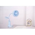 thumbnail image 2 of Ventilateur à Pince Rotation 360° Mini Ventilateur Rechargeable Ventilateur Personnel avec Lumière pour la Maison, 2 of 10