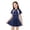 #01-Navy, variant on Toddler Bathing Suit Girl One Piece Girls Bathing Suits Size 7-8, Long Sleeve Piece Swimsuit for Girls UPF 50 Sun Rash Guard With Comfortable Design for Kids Swimming Beach Pool