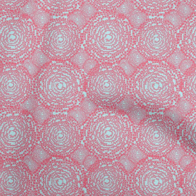 oneOone Velvet Aqua Blue Fabric Block Sewing Craft Projects Fabric Prints By Yard 58 Inch Wide-6W