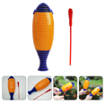 thumbnail image 1 of Instrument de Percussion Grenouille Poisson Jouet d'Éveil Musical pour Enfants Orange, 1 of 5
