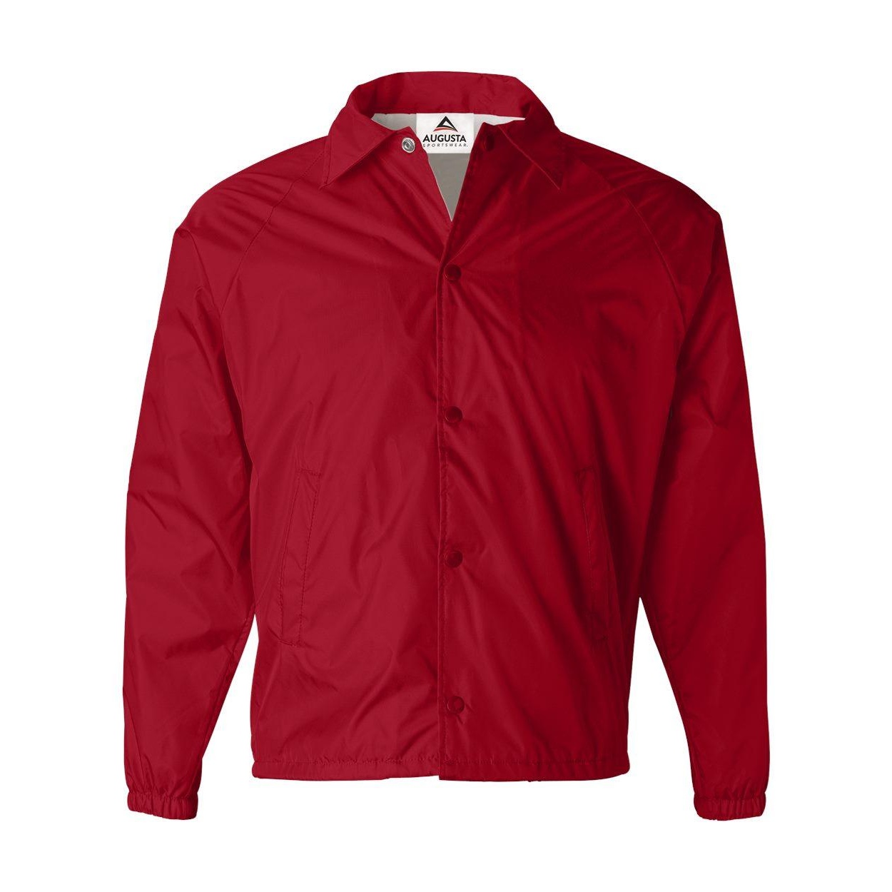 Augusta Sportswear Blouson d'Entraîneur en Nylon pour Homme/doublé, TG, Rouge