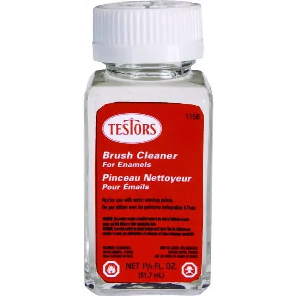 Testors 1156XT Diluant pour Peinture et Nettoyant pour Brosses pour Passe-Temps et Émail de Modèle 1-3/4 Once, Chacun