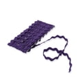 thumbnail image 2 of UNIQUE Medium Rick Rack polyester 6 mm (0.24 in) × 2.3 m (1/4 in × 2.5 yd), violet, 2 of 4