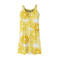 thumbnail image 4 of EQWLJWE Robe d'Été pour Femmes 2023 Robes de Plage Femmes Aguichant Hawaïenne Tropicale Imprimée Sans Manches à Bretelles Robe Courte d'Été Ample Confortable Boho Robe Soleil, 4 of 5