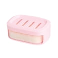 thumbnail image 1 of Nousehold Essentials Suction Cup Wall-mounted Soap Box Bathroom Double Soap Rack With Sponge Cleaning Soap Box Household Soap Rack Household Cleaning on Clearance, 1 of 1