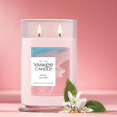 thumbnail image 4 of Yankee Candle Large Tumbler Scented Candle with up to 80 Hour Burn Time, Premium Plant Wax Blend for Consistent Burn, 20 oz Tumbler Candle with Room Filling Fragrance, Pink Sands, 4 of 8