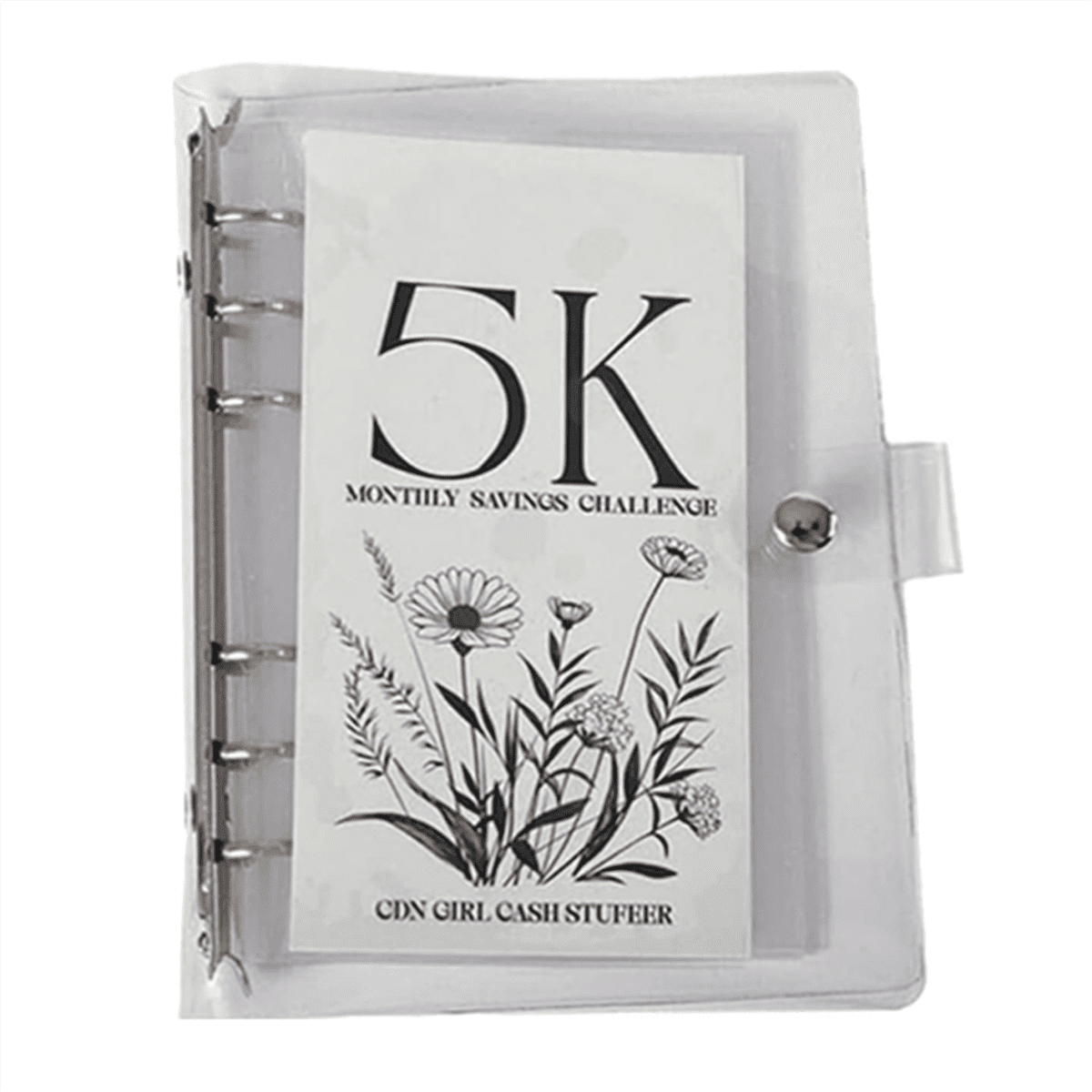 12-Month Envelopes Money Saving Challenge Binder, 12 Month Savings Challenge, Money Saving Binder 5K,1 x Money Saving book