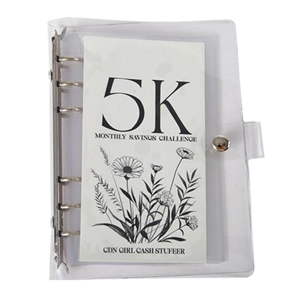 12-Month Envelopes Money Saving Challenge Binder, 12 Month Savings Challenge, Money Saving Binder 5K,1 x Money Saving book