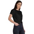 thumbnail image 2 of Inkmeso T-shirt Court d'Été à Nœud Torsadé à l'Avant pour Femmes à Manches Courtes, 2 of 8