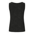 thumbnail image 4 of UPPADA Womens Tank Tops Summer Sleeveless Shirts Ladies Ribbed Wide Shoulder Straps Tees Racerback Tight Slim Fitted Workout Tank Tops Fitted Tops Racer Back Blouses,Womens Plus Size Tops Clearance, 4 of 6