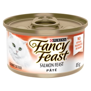 Fancy Feast Pate Salmon, Nourriture pour chats humides 85g