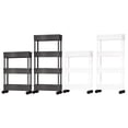 thumbnail image 2 of Shengyu Multifunctional Storage Solution For Bedroom And Living Room Occupying No Space Storage Cart Utility black,3 layers 25cm, 2 of 6