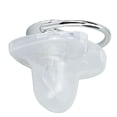 thumbnail image 1 of With Silicone Baby Pacifier Silver A-Z Letters Safe BPA Free One Piece Seamless Pacifier with Lid for Infant 6-18 Months, 1 of 7