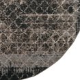 thumbnail image 3 of Evolution Trellis 8 ft. Round Area Rug, Vintage Grey, 3 of 6