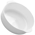 thumbnail image 3 of CNKOO Ceramic Pie Pan Baking Dish with Double Handle Plate for Roasting Cheese Pan Baking Bowl, 3 of 4