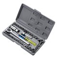 thumbnail image 2 of 40 Pcs Tool Kit Set Wrench Hand Tool Socket Set | For Automobile Repair 40 Pcs Tool Kit, 40 In 1 Toolkit, 450 Grams-15 L X 10 W X 3 H | Reversible Ratchet Handle, Adaptor, Spinner Handle, 2 of 5