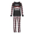 thumbnail image 1 of Offres de Noël Bébé Noël Combinaison à Manches Longues à Rayures Imprimées Vêtements de Famille Pyjamas, 1 of 8