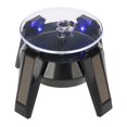 thumbnail image 2 of Rotating Jewelry Stand, LED Light Solar Powered Display Stand, 360 Degrees Rotating Solar Jewelry Stand, For Boutiques Jewelry Stores, 2 of 8