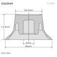 thumbnail image 2 of Electric Guitar Top Hat 2 Volume & 2 Tone Knobs for Gibson EPI LP ST Guitars, 2 of 10