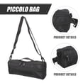 thumbnail image 2 of SHISUYAN Canvas Plush Piccolo Storage Bag Wind Instrument Bag Piccolo Carrying Bag, 2 of 8