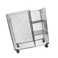 thumbnail image 1 of S SERENABLE Rolling Mat Storage Rack Wheeled Fitness Equipment Holder for Dumbbells Black, 1 of 9