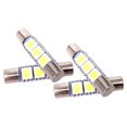 thumbnail image 3 of 4 X White LED ST6-5050-3SMD 29mm B6LED Fuse Visor Vanity Mirror Light Bulbs Makeup Mirror Light Sun Visor Map Lights, 3 of 10