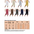 thumbnail image 2 of Innerwin Pantalon Capri Droit Ample Uni pour Femme, Gris Pâle, TG, 2 of 2