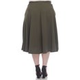 thumbnail image 3 of White Mark Jupe Midi Évasée Tasmin pour Femmes, 3 of 6