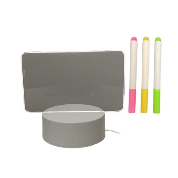 maskred Acrylic LED Drawing Board Creative Memo Board For Home Office Light Up Message Board Memo Board B Touch open