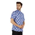 thumbnail image 3 of Inkmeso Regular Fit Designer Mandarin Collar Shirt For Men's Printed Patch Pocket Shirts, 3 of 7