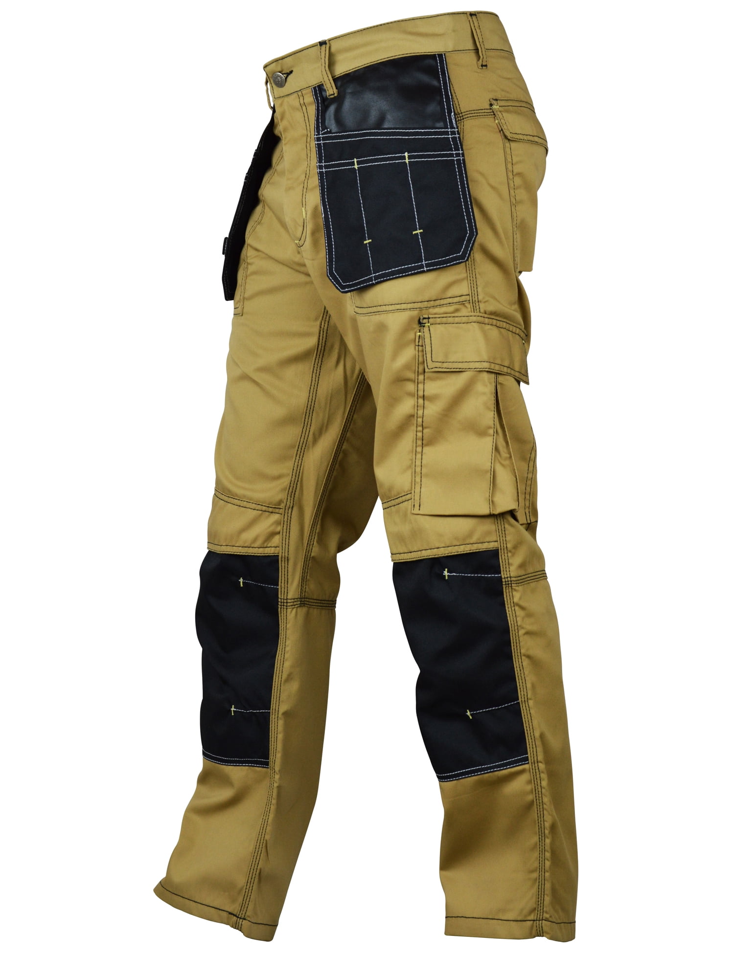 Mens Construction Cordura Knee Reinforcement WorkWear Trousers Utility Work Pant