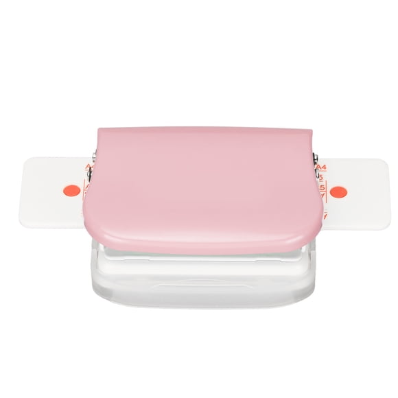 Mini Binding Machine, Manual Book Binding Machines, 6 Holes, 5 Sheets, 6mm Hole Diameter, 7mm Feed Depth, 9mm Hole Spacing For A4/B5/A5 Flipchart Inner Pages Punching