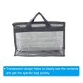 thumbnail image 3 of Unique Bargains Handbag Dust Bags, S Size PVC Dustproof Transparent Purse Protector, Gray, 3 of 5