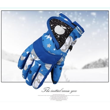 RXIRUCGD Mittens Clearance Items Winter Gloves for Kids Boys Girls Snow Windproof Mittens Outdoor Sports Skiing