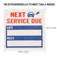 thumbnail image 2 of 1 Rouleau de 150 Autocollants de Service Autocollants de Fenêtre de Voiture Simples Autocollants, 2 of 8