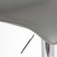 thumbnail image 4 of Bronte Living Leatherette Bar Stool 360 Swivel High Backrest Adjustable Height Base with Hard Floor Protection Plastic - Series Miranda - Set of 2, 4 of 9