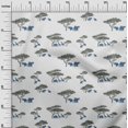 thumbnail image 2 of oneOone Polyester Lycra Fabric Tree & Animals Ikat Printed Craft Fabric BTY 56 Inch Wide, 2 of 4