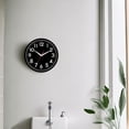 thumbnail image 3 of YOPTOP Wall Clock  Modern Wall Clocks Battery Operated  10 Inch Simpel Silent Non-Ticking Clock Decorative for Kitchen  Office  Outdoor  Bedroom  Living Room  School  Classroom,black-b, 3 of 6